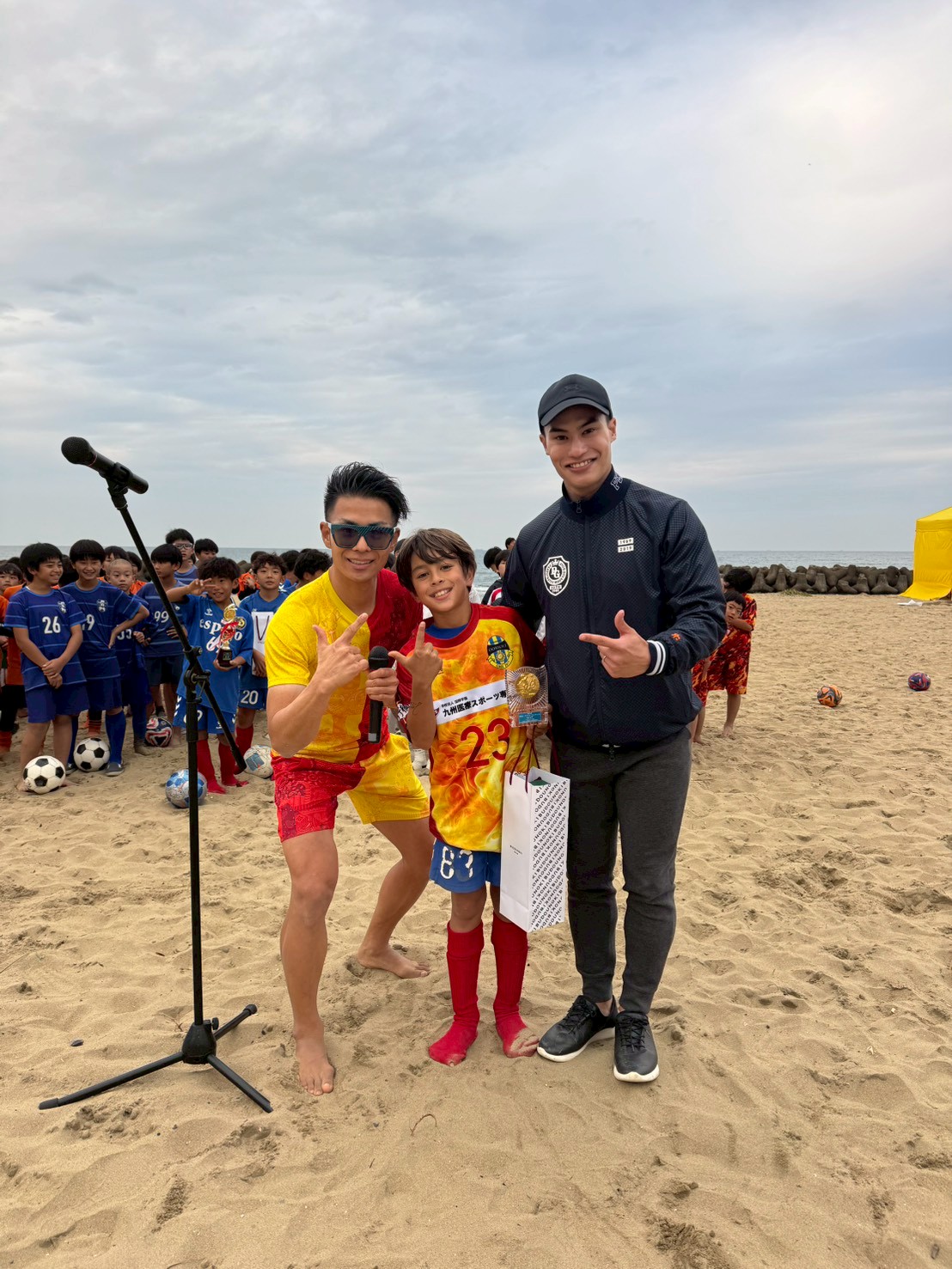 岡垣ビーチサッカーフェスティバルに行ってきました